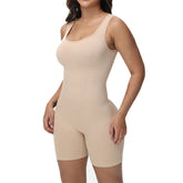 Women's Slim Corset Bodysuit – Firm Control Shapewear Jumpsuit Strap